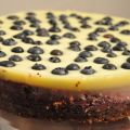 Glutenfri blåbärscheesecake