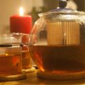 Chai-te och kikärtsbröd