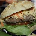 Hamburgare med coleslaw