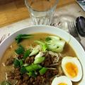 Ramen med kryddig färs