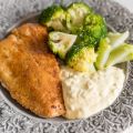 Panerad torsk med remouladsås