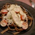 Pastasås med kyckling och tomater