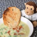 Blomkålsuppe med sprøstekt bacon