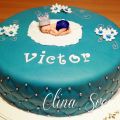 Victors doptårta