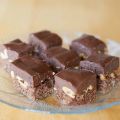 Snickersrutor / Snickerskaka (LCHF)