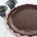Kladdkaka med fudgeglasyr