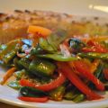 Asiatisk lax med sweet chili glaserade grönsaker