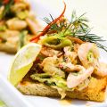 Limemarinerade räkor