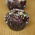 Chokladiga cupcakes