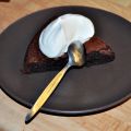 Kladdkaka med Romgrädde :)