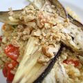 Paprikarisotto med aubergine