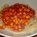 Tomatsås och spaghetti