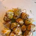 Mumsig potatis med örtvinägrett