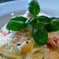 Glutenfri tagliatelle med grädde, fisk och[...]