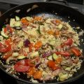 Upphottad pyttipanna med couscous