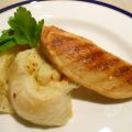 Smördegsinbakad potatis med quornfilé