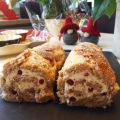 Glutenfri pepparkaksrulltårta med lingon