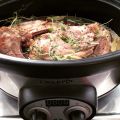 Lammrygg i CrockPot
