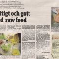 Anna och jag lagar raw food i VK
