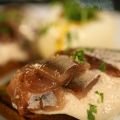 Kavringssmörgås med kaviarkräm och kokt ägg