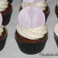 Cupcakes med champagneglas