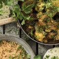 Kycklingtagine med saffran och couscous