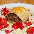 Omelettrulle med tacoköttfärs