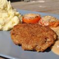 Panerade färsbiffar