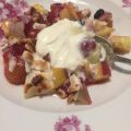 Ugnsbakad frukt med kokosmousse, vit choklad[...]