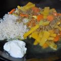 Kryddig köttfärsgryta med rotfrukter