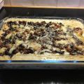 Lasagne bianco med champinjoner och salsiccia