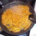 Stekt pasta med fläskytterfilé