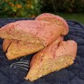 Rödbets och lavendel biscotti