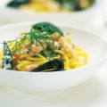 Pasta med krämig skaldjurssås