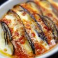Mozzarella & aubergine gratäng