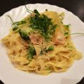 Fisk med färsk pasta och ärtskott - snabb[...]