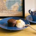 Svensk chokladbakelse med apelsinglass
