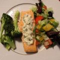 Ugnslax med parmesan-färskost