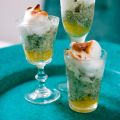 Nässelparfait med kokosmaräng