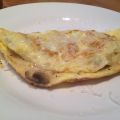 Omelett med champinjonstuvning och parmesan