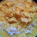 Kyckling i curry med ris