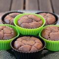 Chokladmuffins med hallongömma (LCHF)