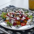 Getostsallad med färska bär