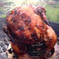 Beer can chicken