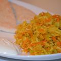 Rotsaksfräs med ris och curry