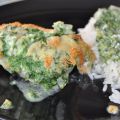 Fiskgratäng med spenat och parmesanost