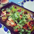 Pytt på färskpotatis och halloumi