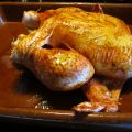 Helstekt kyckling med vitlök och lime