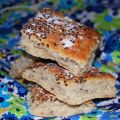 Plåtbröd med linfrön och havre