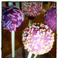 Purple Cake Pops
